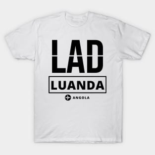 LAD - Luanda airport code T-Shirt